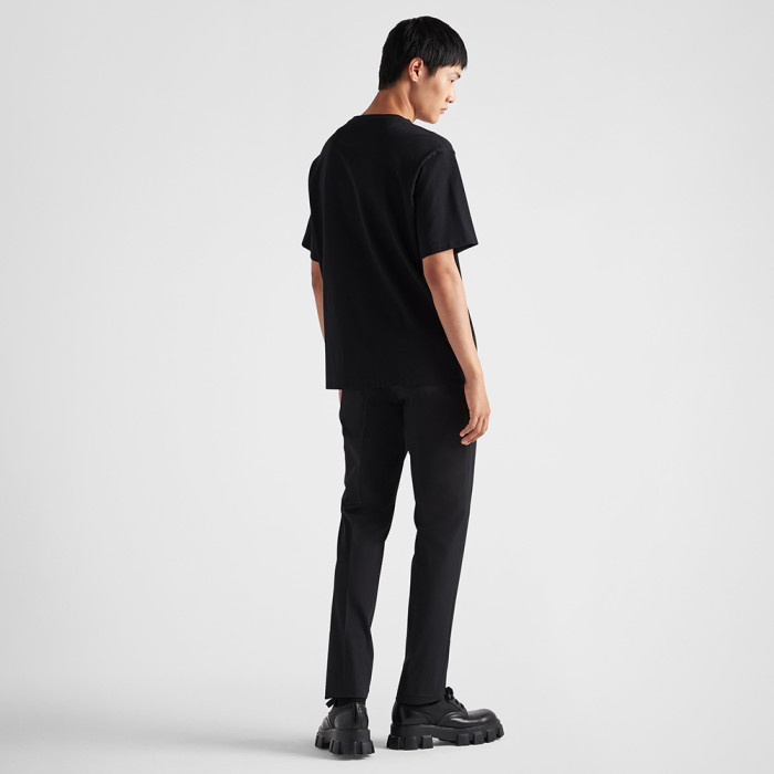 PRADA Black Cotton T-shirt #383567