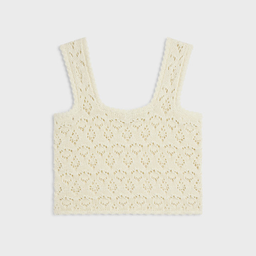 CELINE TOP IN COTTON POINTELLE #383532