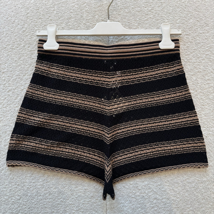 LOEWE Short Sleeve Sweater and Shorts in Cotton Blend#383587