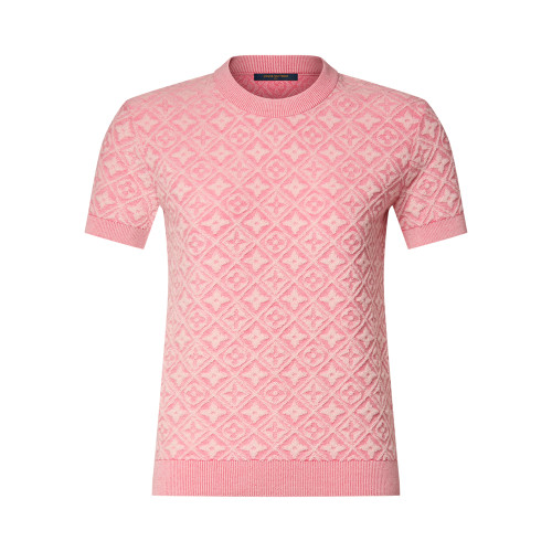 LOUIS VUITTON Monogram Toweling Knit Top #383609