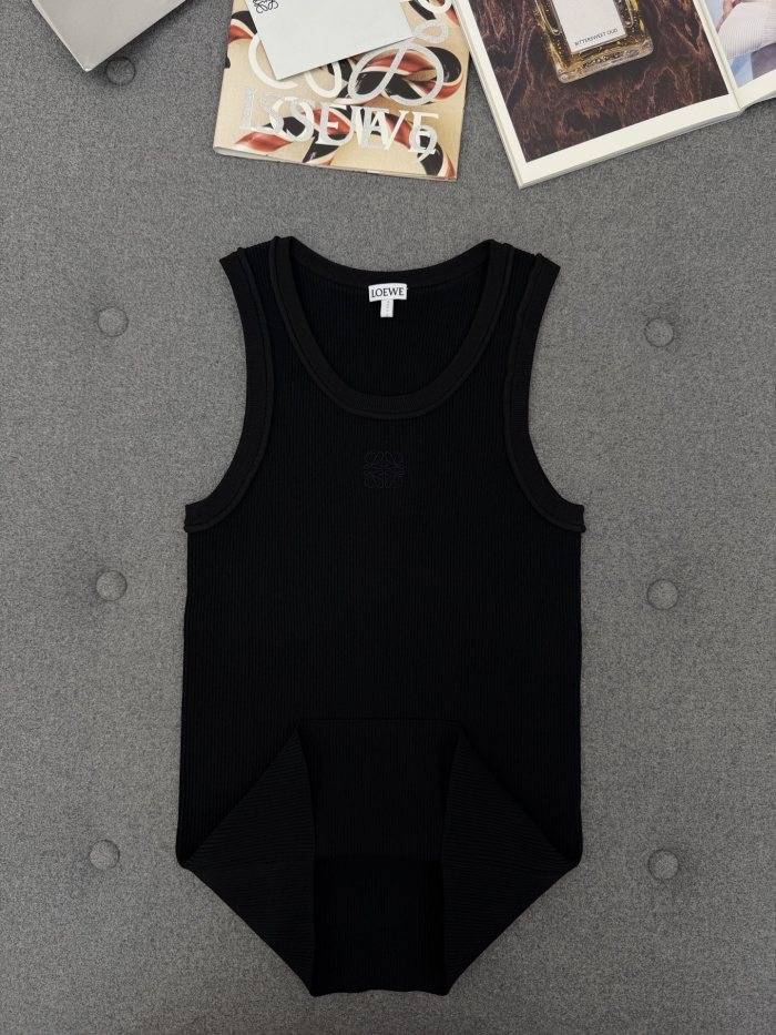 LOEWE Anagram Tank Top in Stretch Viscose #383690