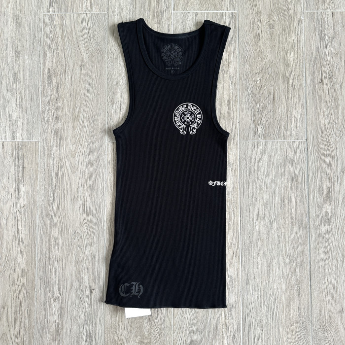 Chrome Hearts Knitted Horseshoe Print Vest #383721