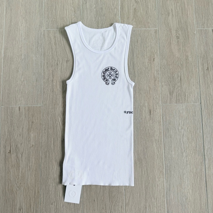 Chrome Hearts Knitted Horseshoe Print Vest #383721