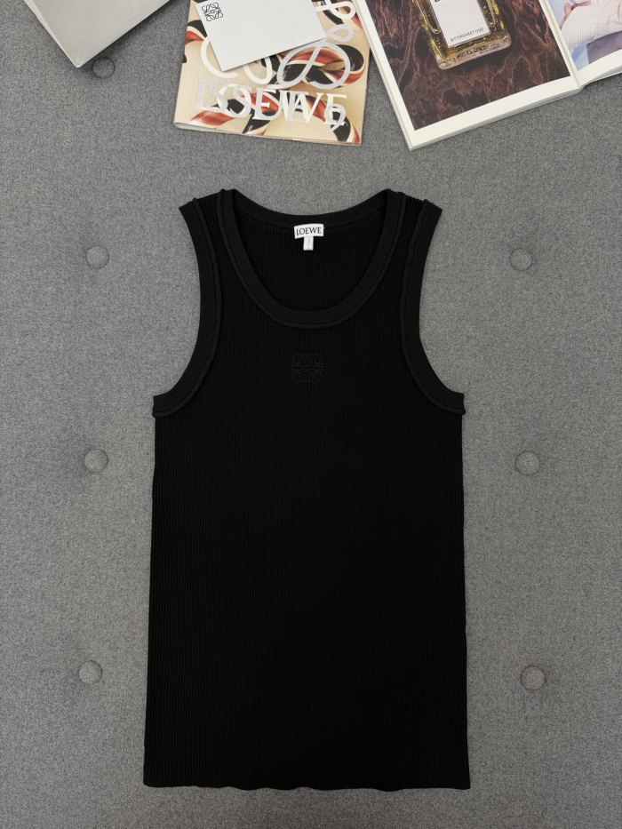 LOEWE Anagram Tank Top in Stretch Viscose #383690