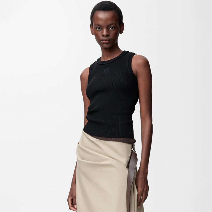 LOEWE Anagram Tank Top in Stretch Viscose #383690
