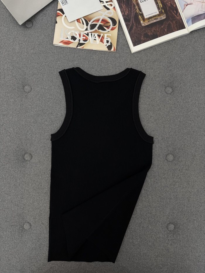 LOEWE Anagram Tank Top in Stretch Viscose #383690