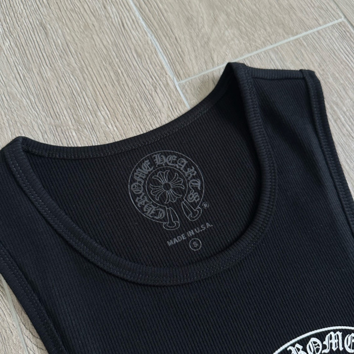 Chrome Hearts Knitted Horseshoe Print Vest #383721