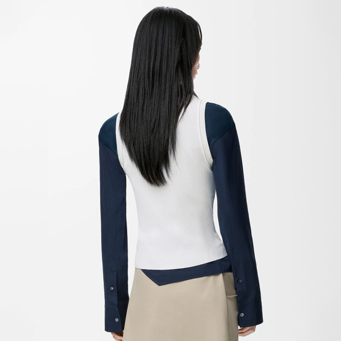 LOEWE Anagram Tank Top in Stretch Viscose #383690