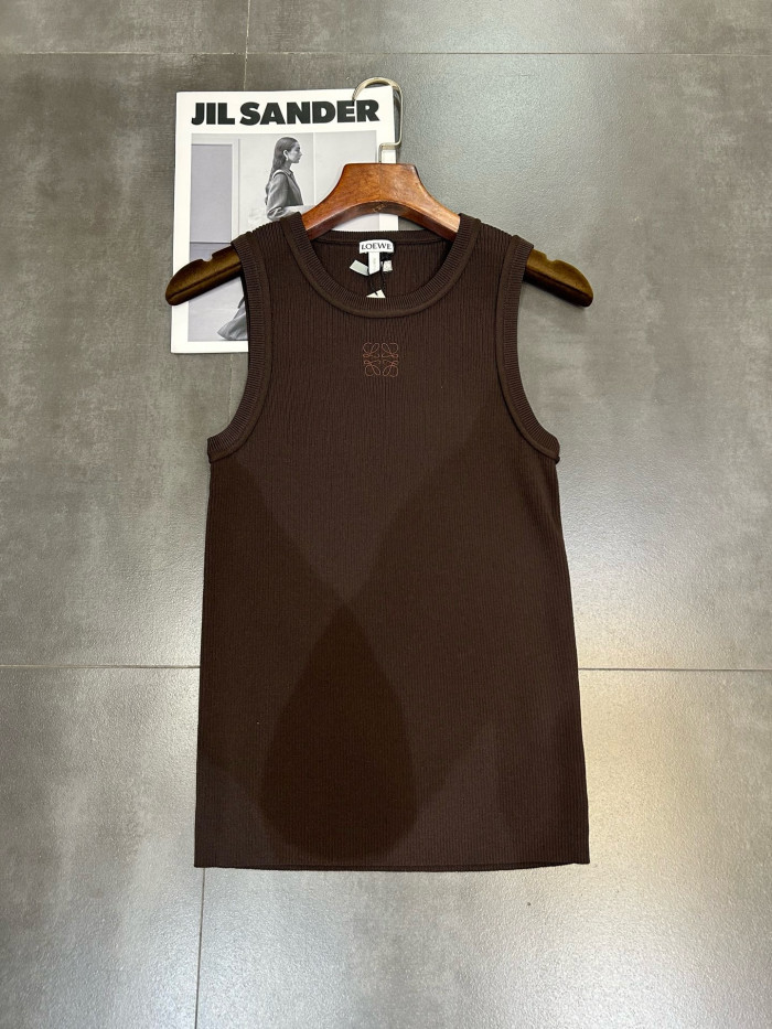 LOEWE Anagram Tank Top in Stretch Viscose #383690