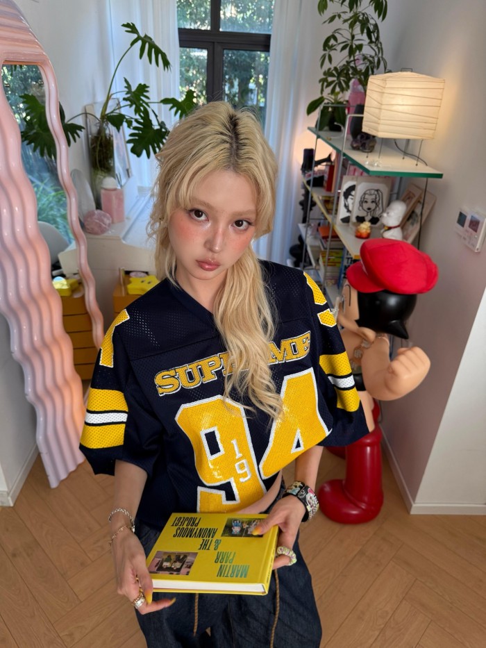 Supreme Sequin Football Jersey #383817