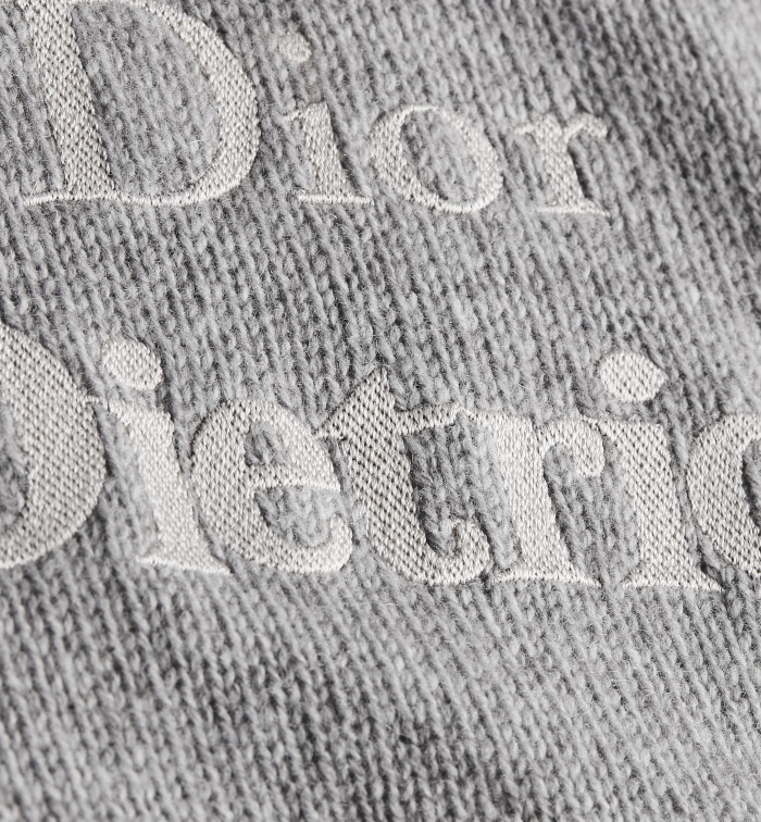 DIOR No Dior No Dietrich Embroidered Sweater Cashmere Knit #383786