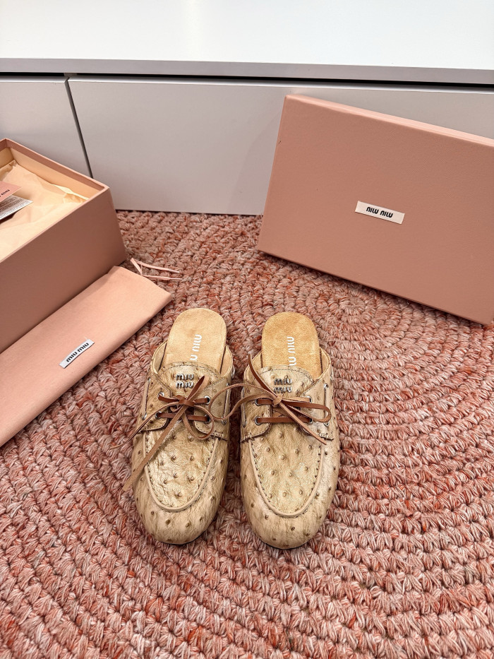 MiuMiu Mesh Mary Jane Shoes #383828