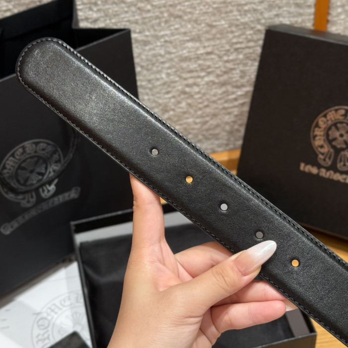 Chrome Hearts FLORAL SQUARE BELT 38mm #383783