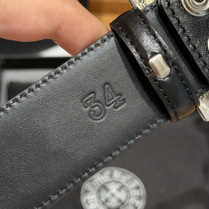 Chrome Hearts FLORAL SQUARE BELT 38mm #383783