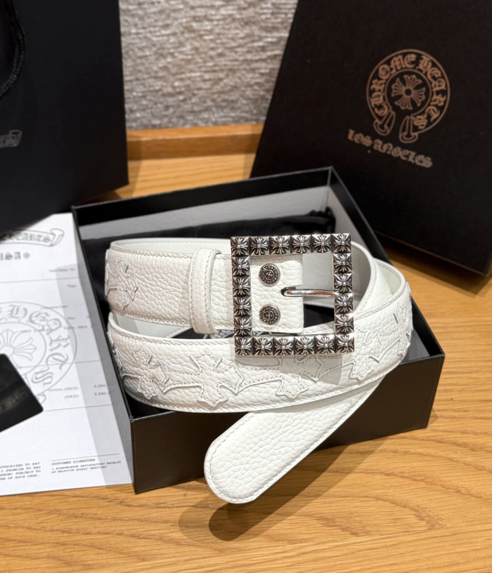 Chrome Hearts FLORAL SQUARE BELT 38mm #383783