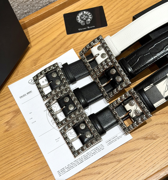 Chrome Hearts Floral Square Belt 38mm #383835