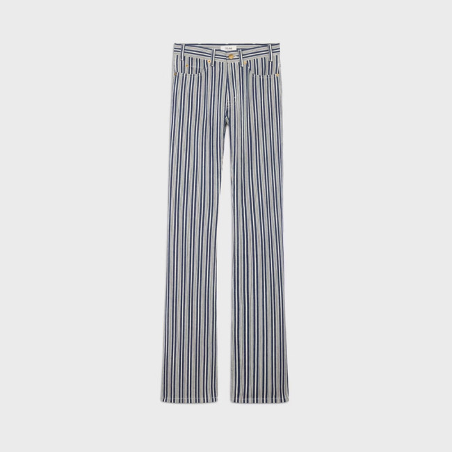 Celine Vertical Striped Jeans #378573