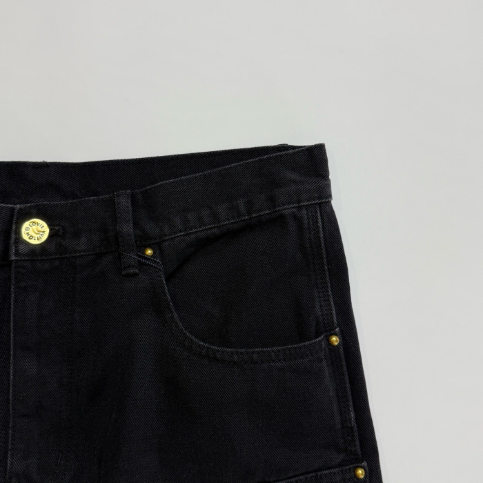 Louis Vuitton Embossed Jeans Shorts #304431
