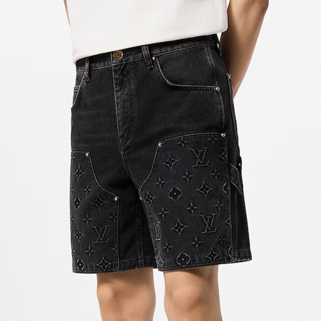 Louis Vuitton Embossed Jeans Shorts #304431