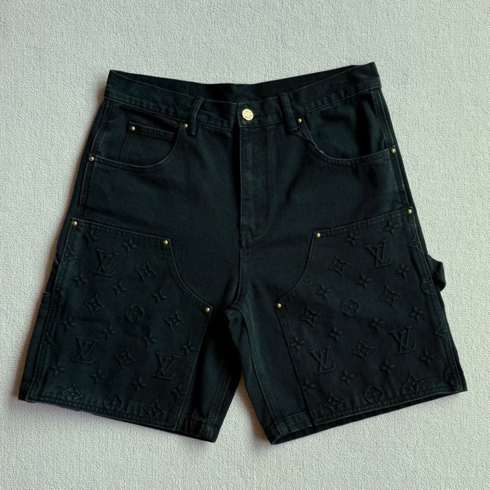 Louis Vuitton Embossed Jeans Shorts #304431