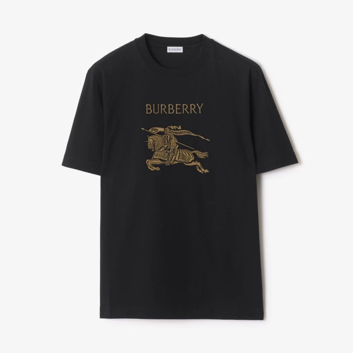 Burberry Knight Cotton T-shirt in Marsh #383969