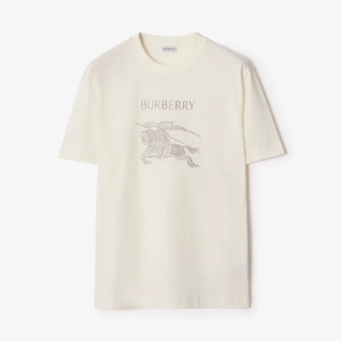 Burberry Knight Cotton T-shirt in Marsh #383969