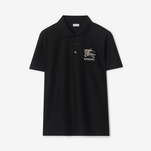 Burberry Knight Logo Cotton Polo Shirt #383973