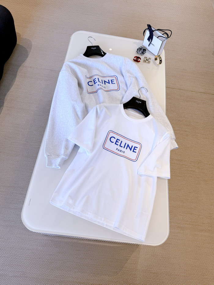 Celine Loose T-shirt in Cotton Jersey #383952