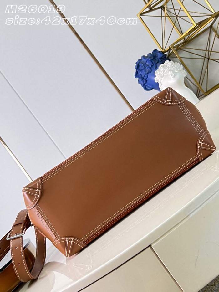 LOUIS VUITTON Steamer 40 Workwear Handbags Ostrich Skin Pharrell Williams #384052