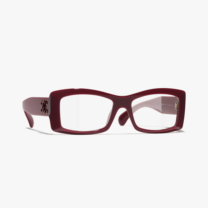 CHANEL Eyeglasses Rectangle Eyeglasses Acetate #384178