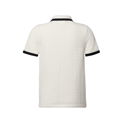 LOUIS VUITTON Pointelle Polo Top #384323