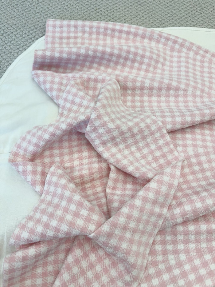 Dior Pink Plaid Dress #383343