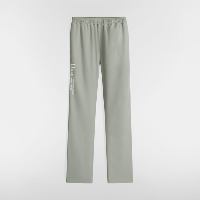 DIOR Windbreaker Track Pants Gray Technical Fabric #384263