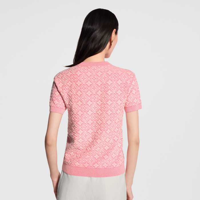 LOUIS VUITTON Monogram Toweling Knit Top and Shorts #384026