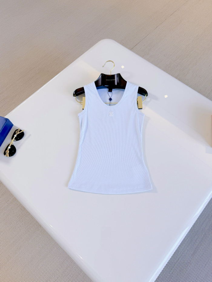 LOUIS VUITTON Ribbed Tank Top #384303
