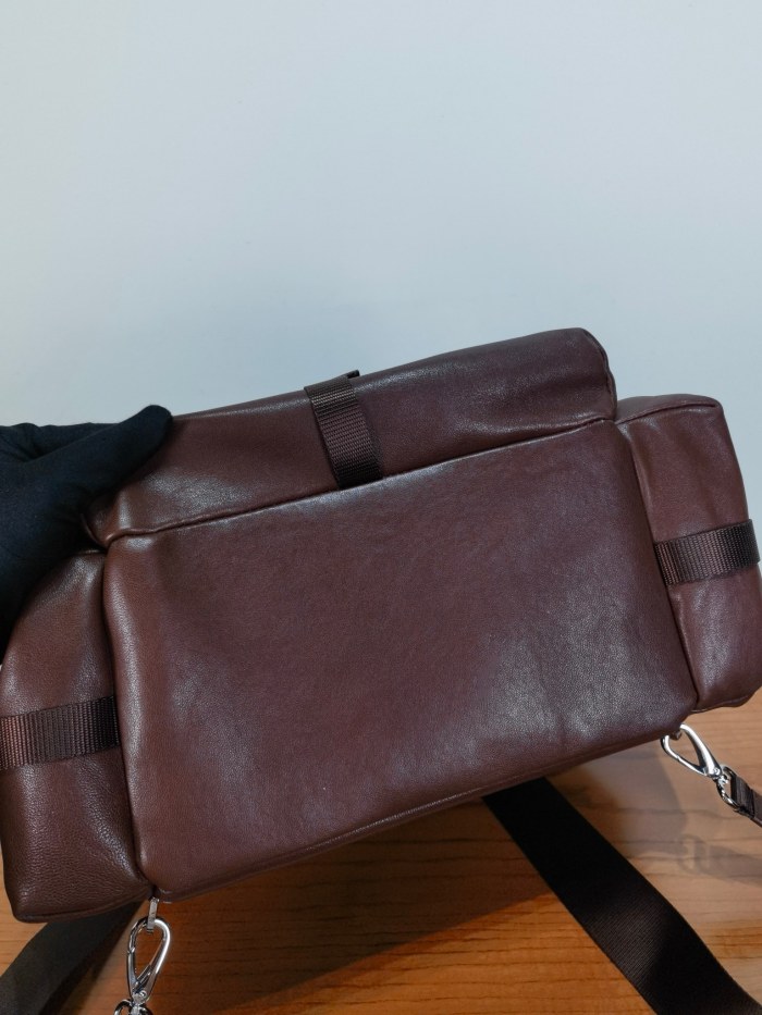 PRADA Black Prada Explore Leather Backpack #384223