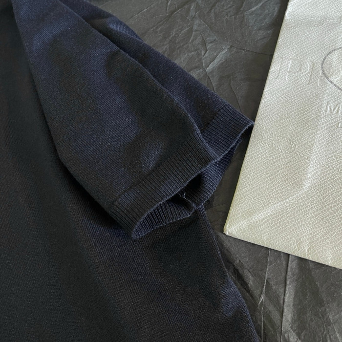 PRADA Aviator Superfine Wool Polo Shirt #384293