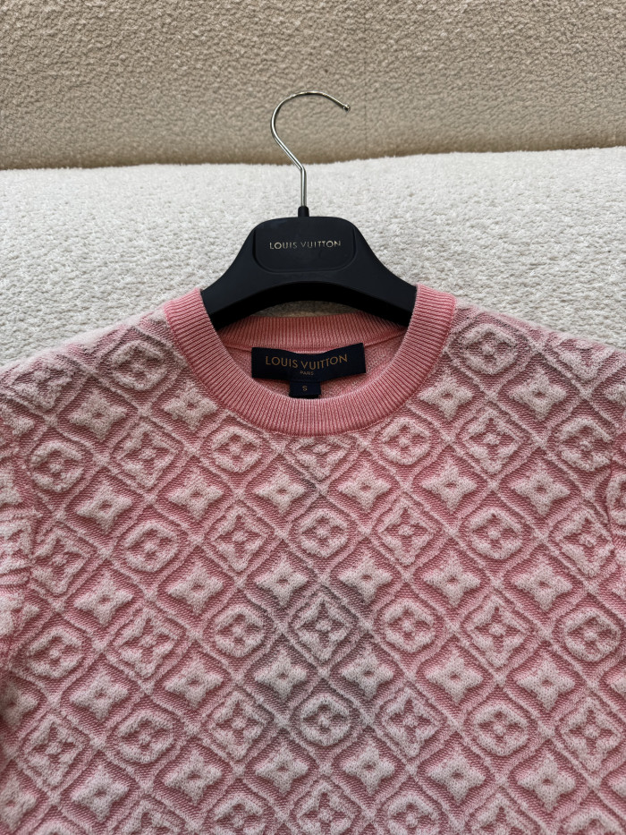 LOUIS VUITTON Monogram Toweling Knit Top and Shorts #384026