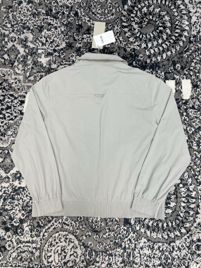 DIOR Windbreaker Track Pants Gray Technical Fabric #384263