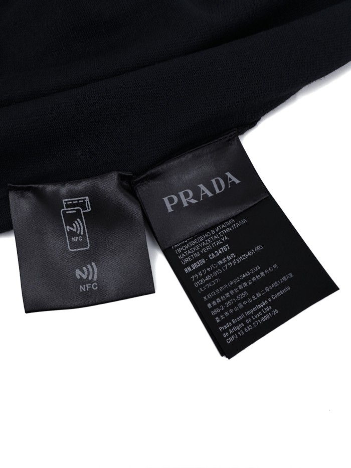 PRADA Aviator Superfine Wool Polo Shirt #384293
