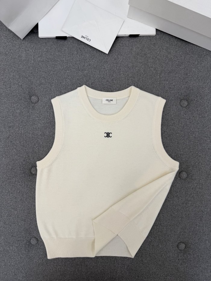 CELINE TOP IN FINE WOOL #384483