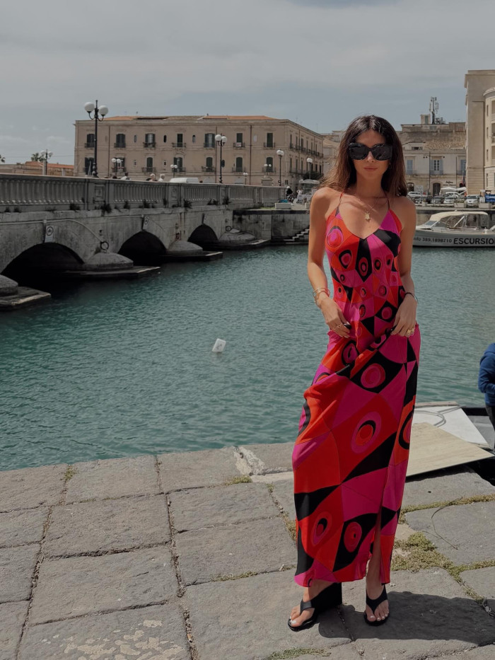 PUCCI Occhi Print Silk Dress #384334