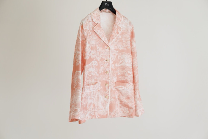 Dior Silk Robe Set Zoo Print #384330