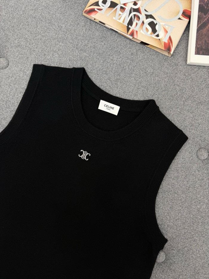 CELINE TOP IN FINE WOOL #384483