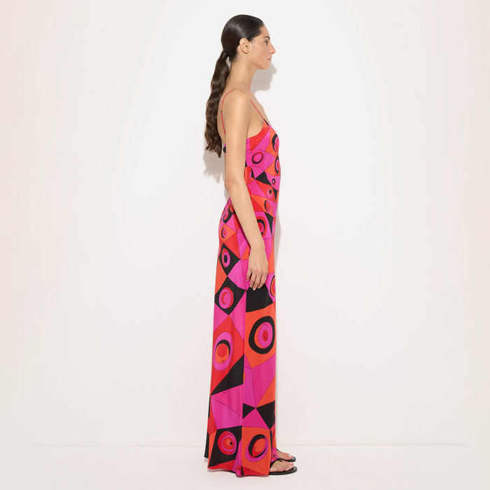 PUCCI Occhi Print Silk Dress #384334
