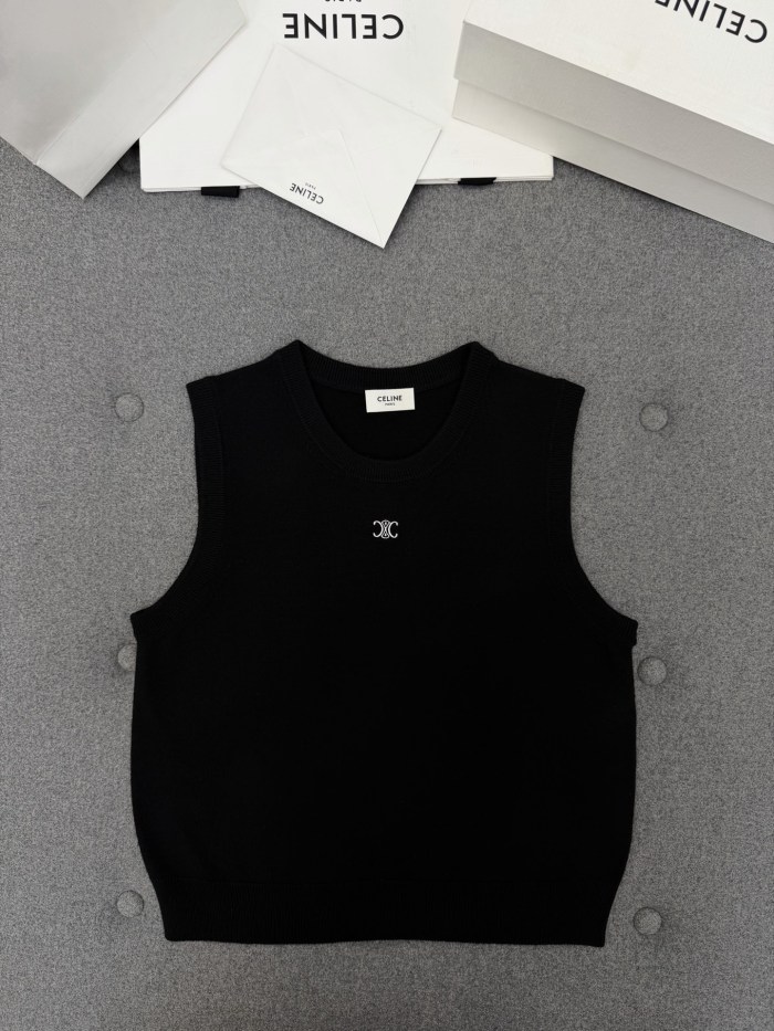 CELINE TOP IN FINE WOOL #384483