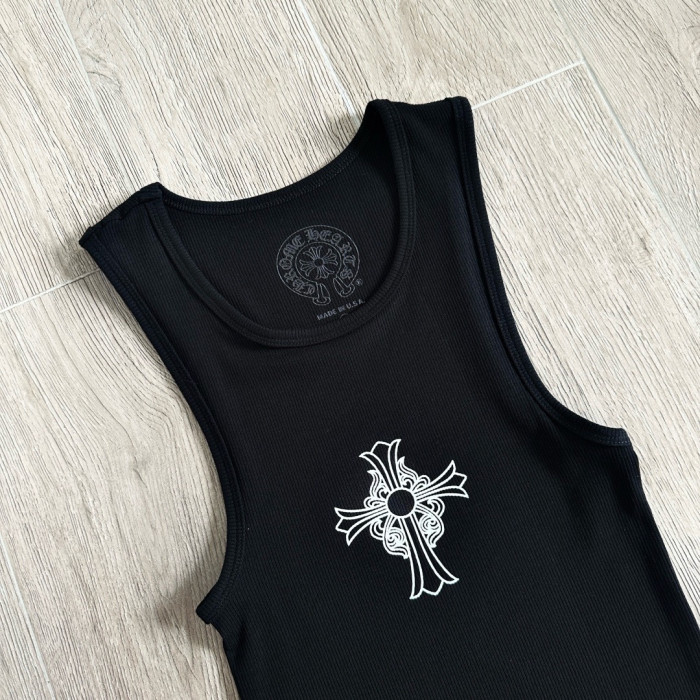Chrome Hearts Chrome Hearts Cross Print Knitted Vest #384421