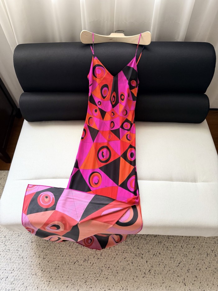 PUCCI Occhi Print Silk Dress #384334