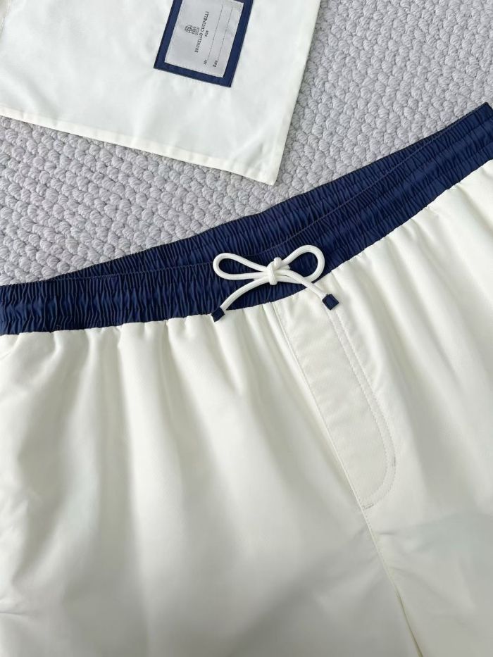 Brunello Cucinelli Logo-print Swim Shorts #384437