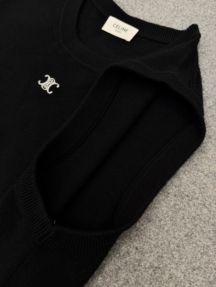 CELINE TOP IN FINE WOOL #384483